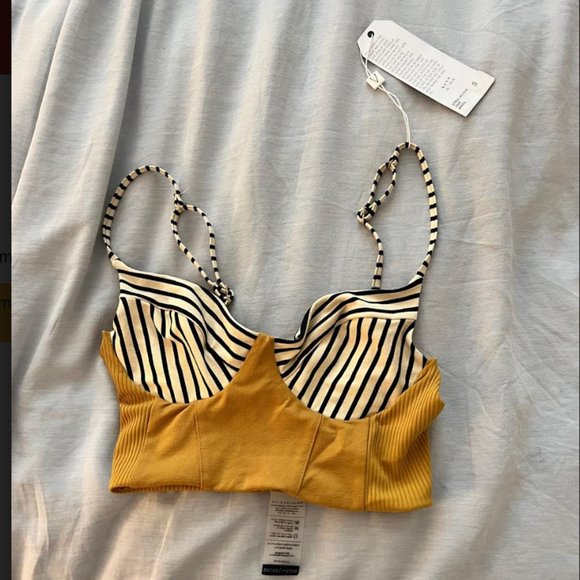 NWT Boys + Arrows Marfa Fran Bikini Top - Picture 4 of 4